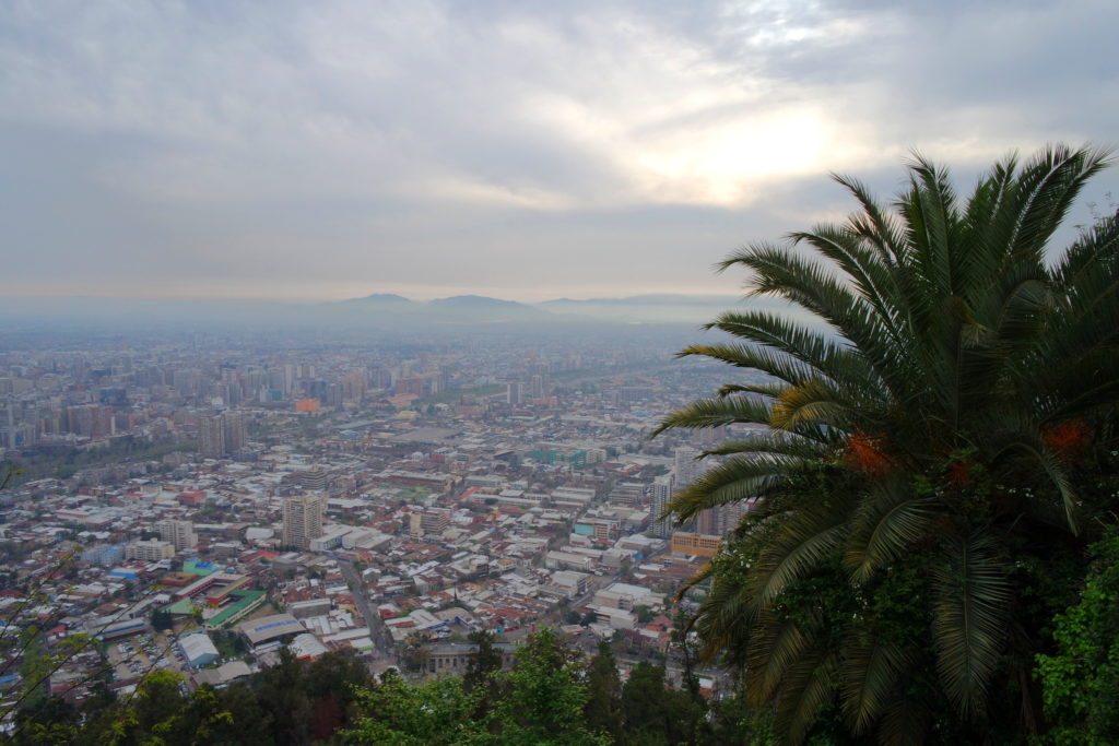 Vista do alto do Cerro San Cristóbal