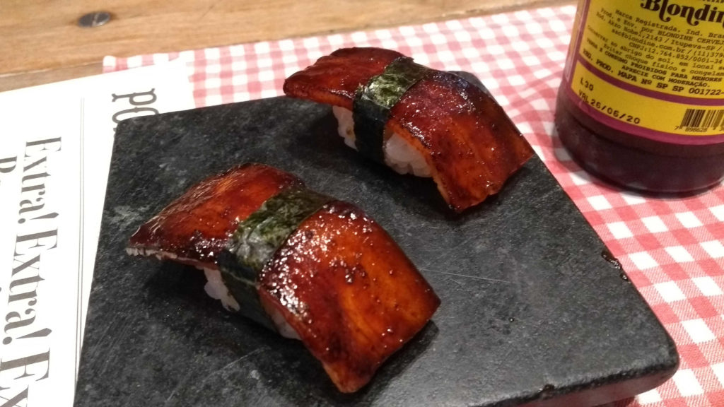 Sushi de papada de porco