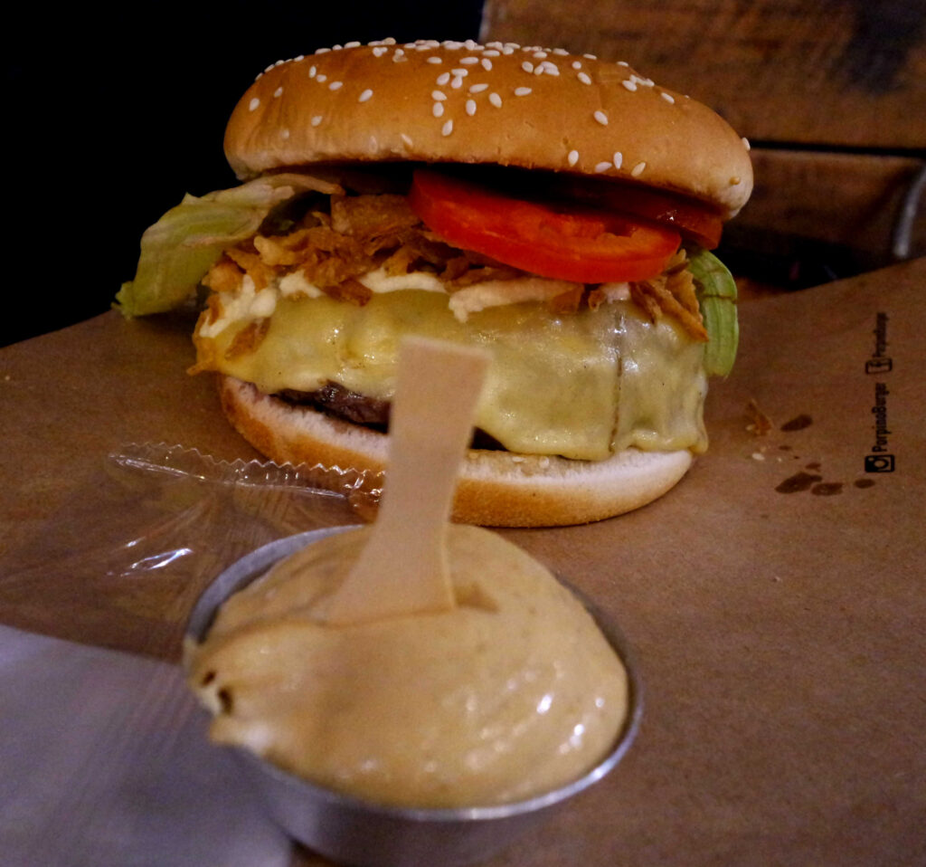 Hambúrguer no Porpino Burger