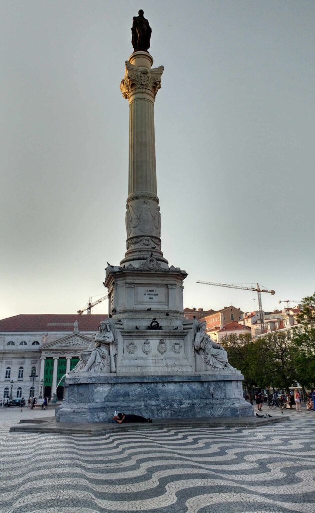 Praça do Rossio, em Lisboa