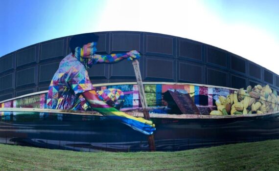 Mural da Cacau Show, maior mural de grafite do mundo