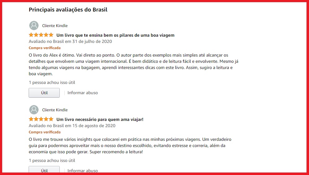 avaliações e-book como planejar viagens